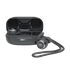 JBL Reflect Mini NC - Black - Waterproof true wireless Noise Cancelling sport earbuds - Hero